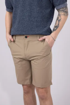 1897 Legends 9” Hydro Flat Front Shorts for Men in New Khaki | 5GLL1225-NEWKHAKI