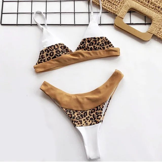 2020 New Sexy Bikinis Women Swimsuit Low Waist Bathing Suits Swim Off Shoulder Bikini Set Swimwear Hollow Out Top Bandeau Bikini