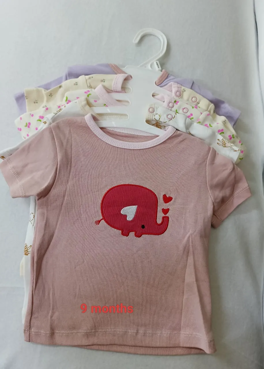 5 - Baby T-shirt Set : 9 Months