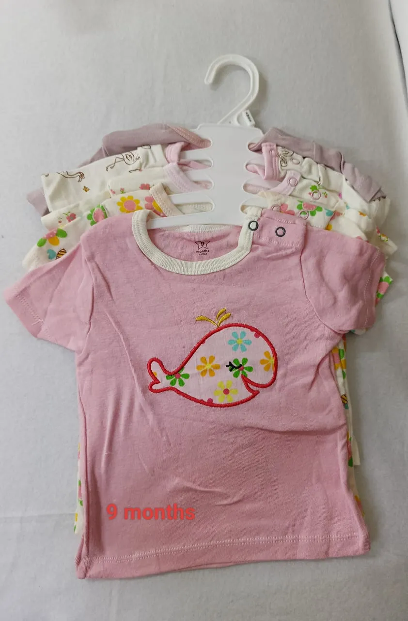 5 - Baby T-shirt Set : 9 Months
