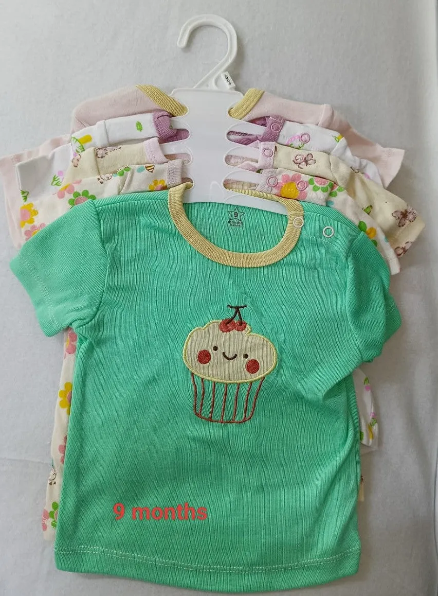 5 - Baby T-shirt Set : 9 Months