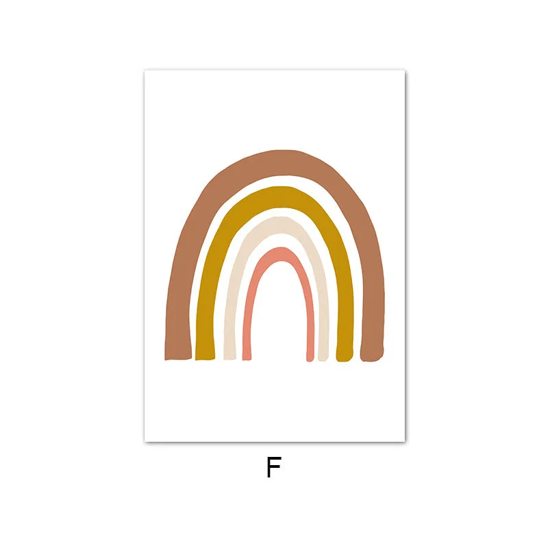 Abstract Rainbow Nursery Quotes