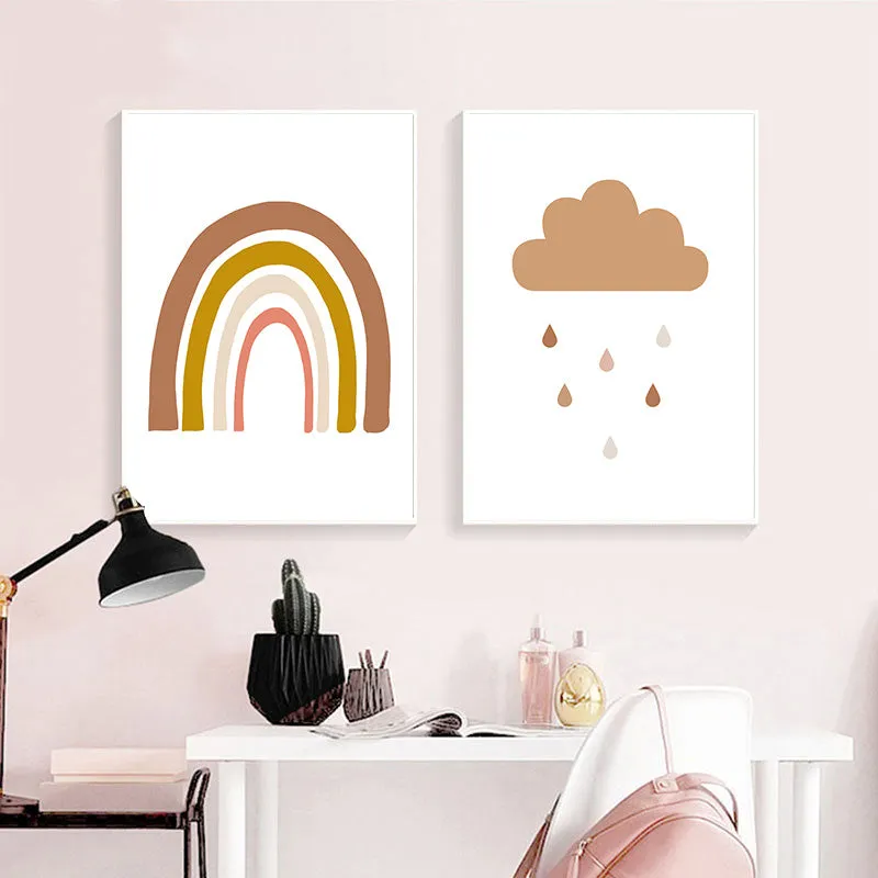 Abstract Rainbow Nursery Quotes
