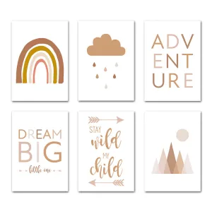 Abstract Rainbow Nursery Quotes