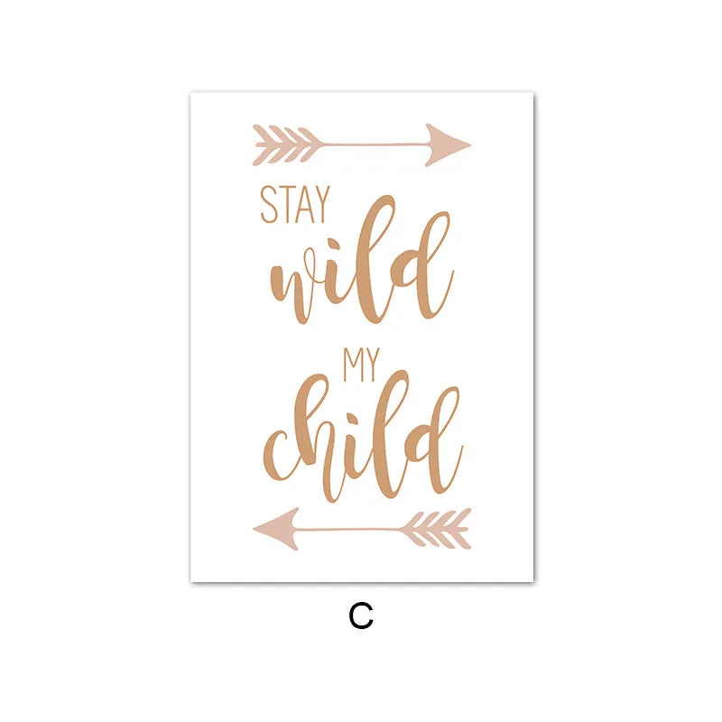 Abstract Rainbow Nursery Quotes