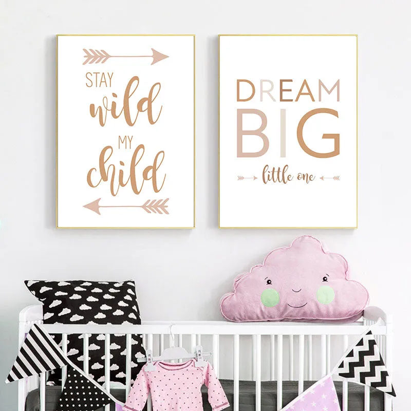 Abstract Rainbow Nursery Quotes