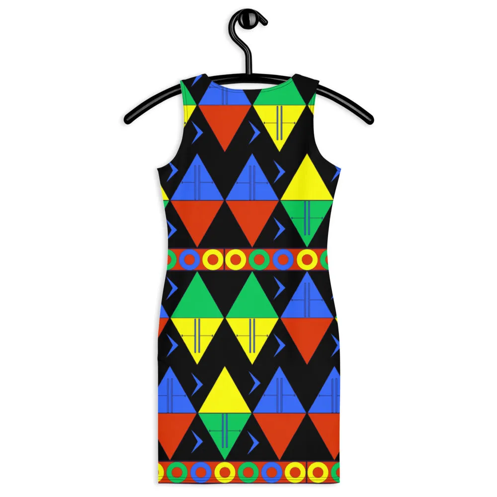 African Tribal Print Tank Dress - South Africa