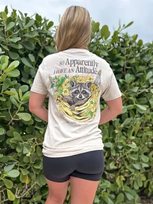 'Apparently I Have An Attitude' Short Sleeve Tee by Simply Southern