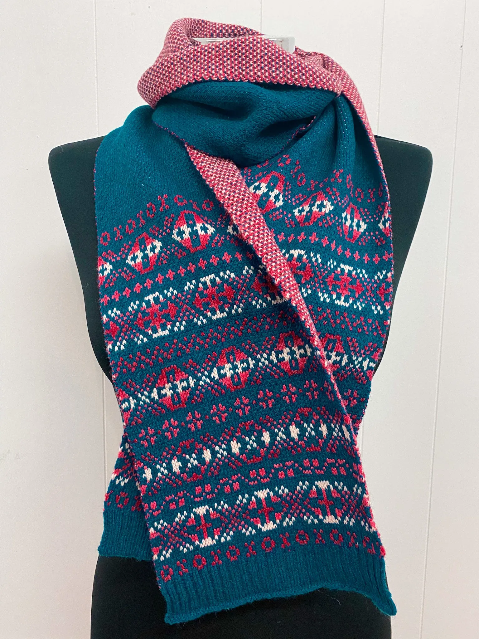 Aunty Mays Fair Isle Scarf