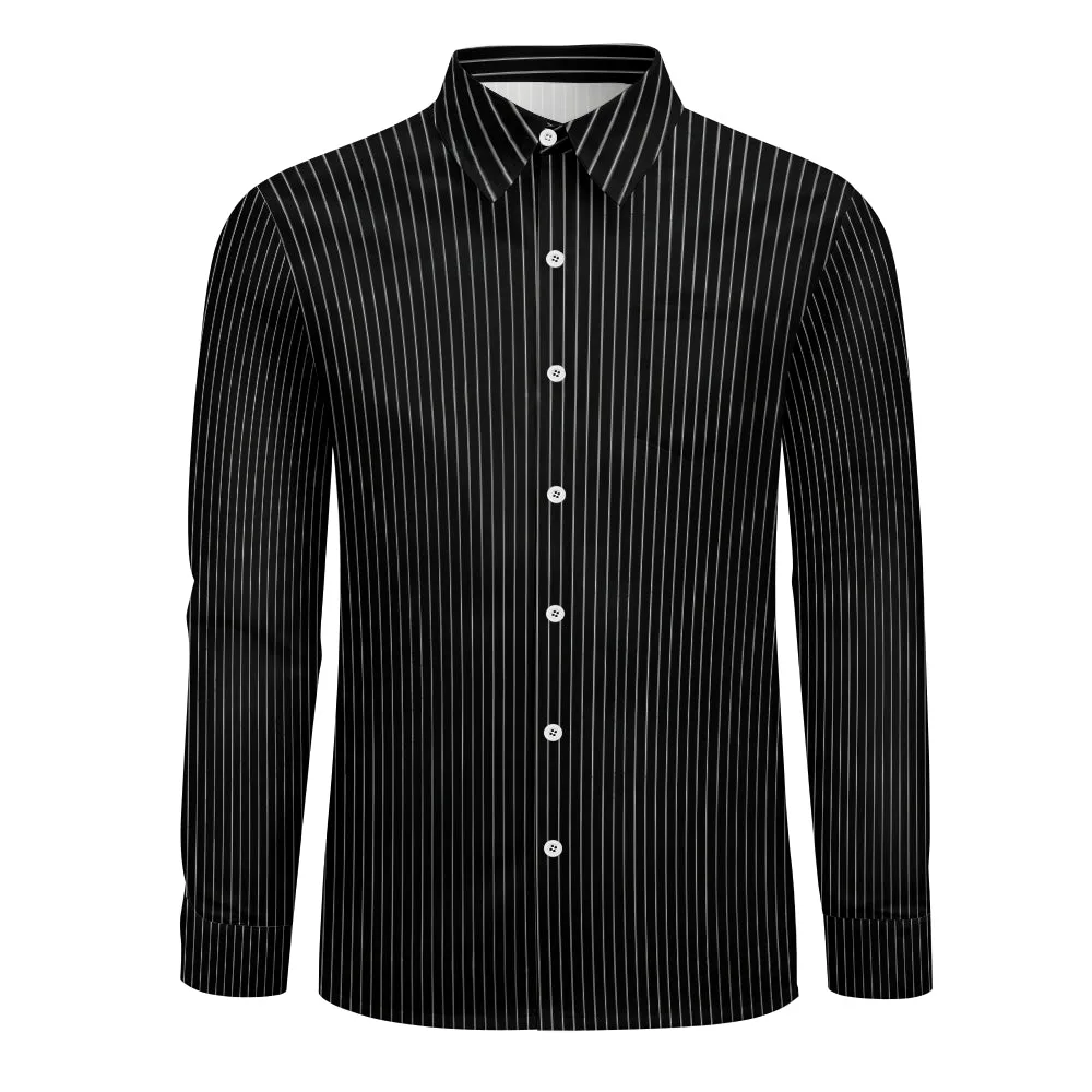 Basic Fashion Trend Striped Long Sleeve Shirts 2410005265
