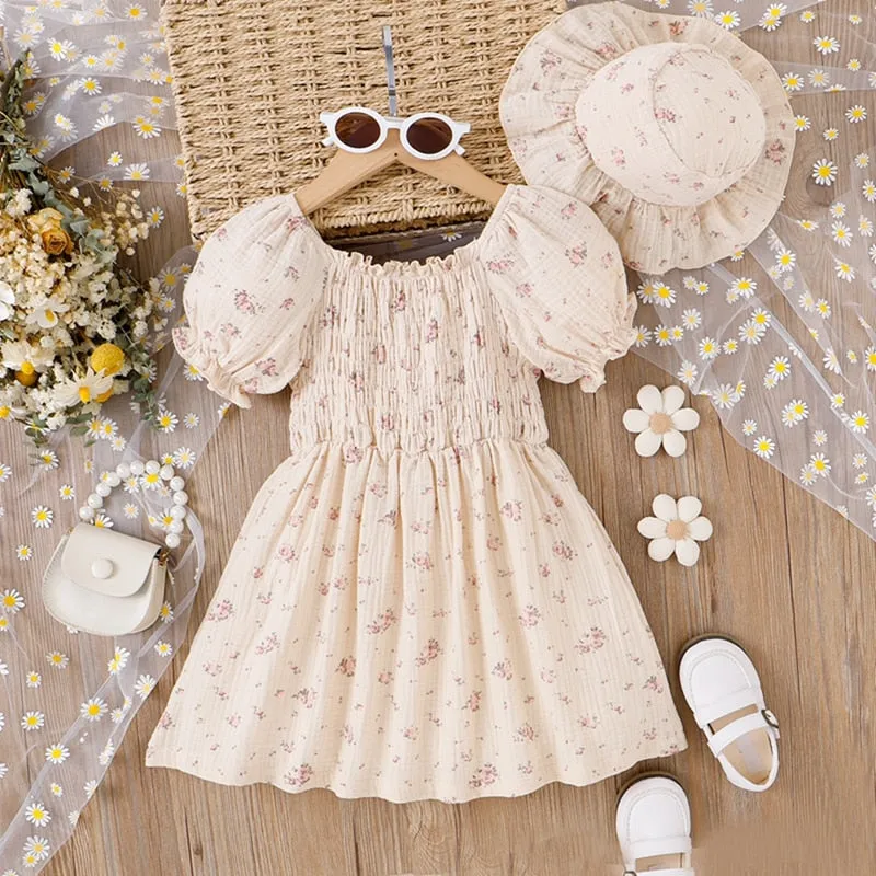 Beach Dress with Sun Hat