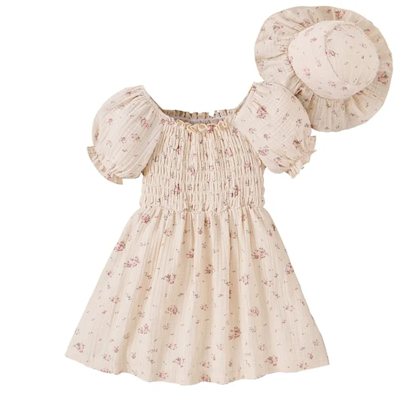 Beach Dress with Sun Hat