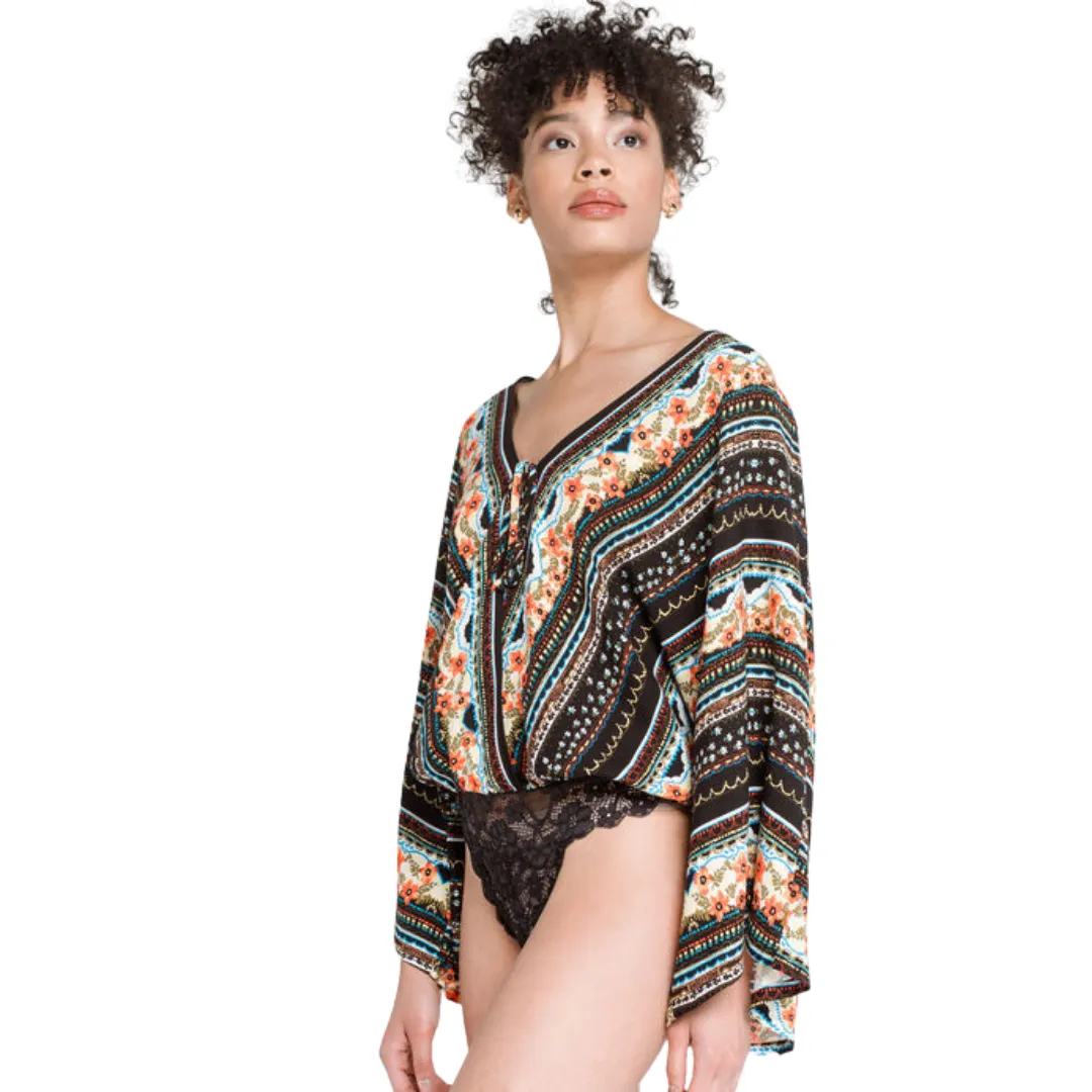 Bell Sleeve Bodysuit - For You