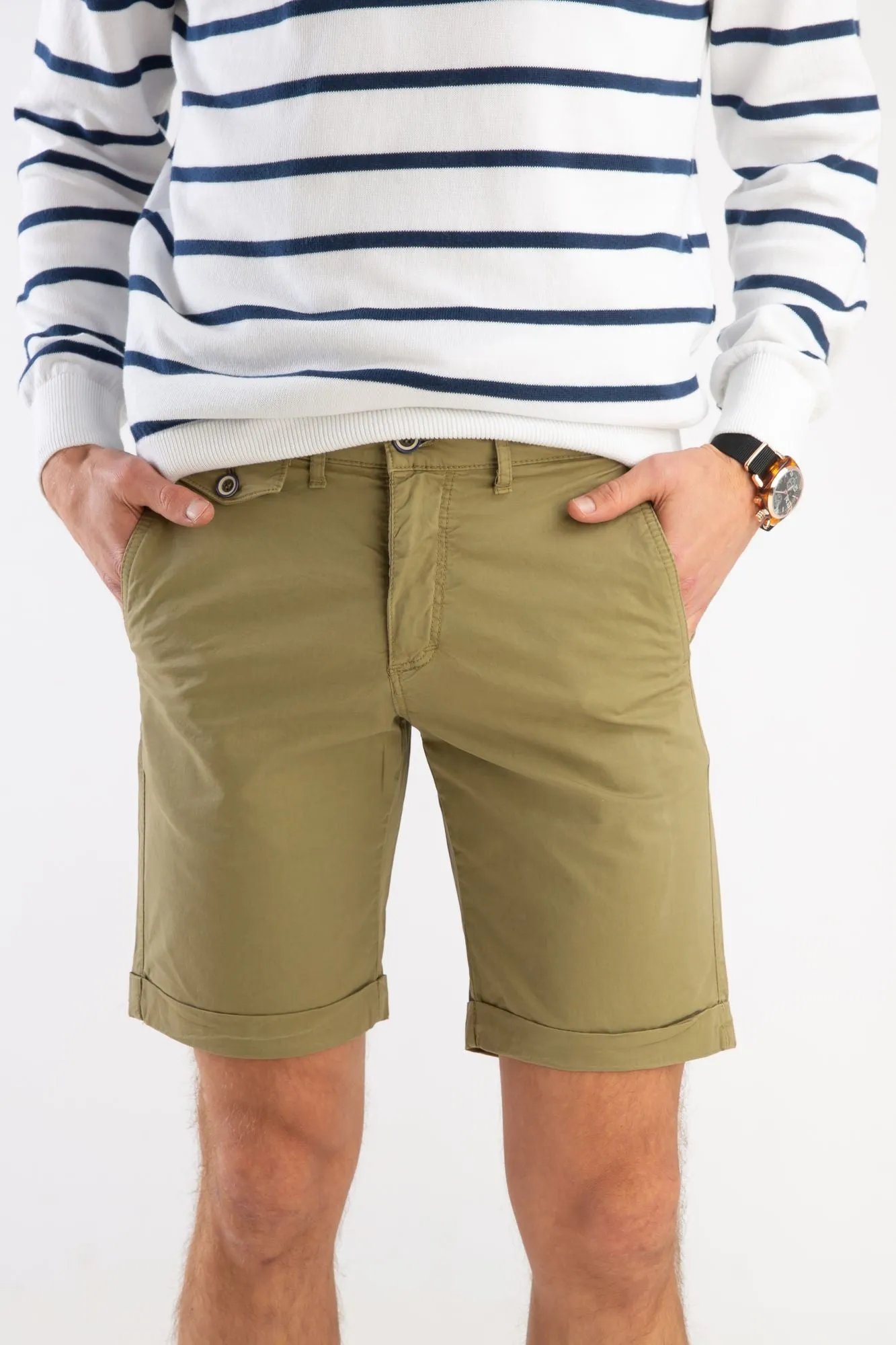 Bermuda Chino Wt Vuelta Khaki