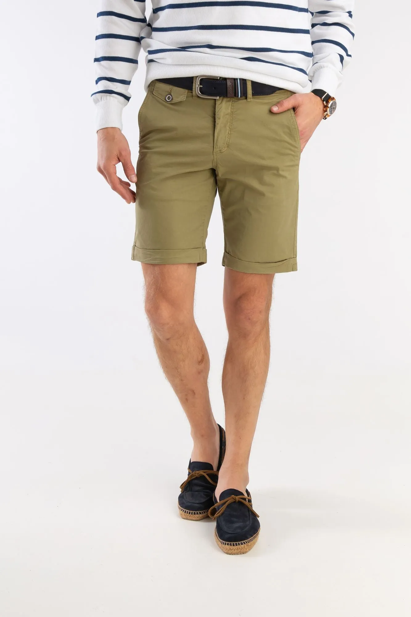 Bermuda Chino Wt Vuelta Khaki