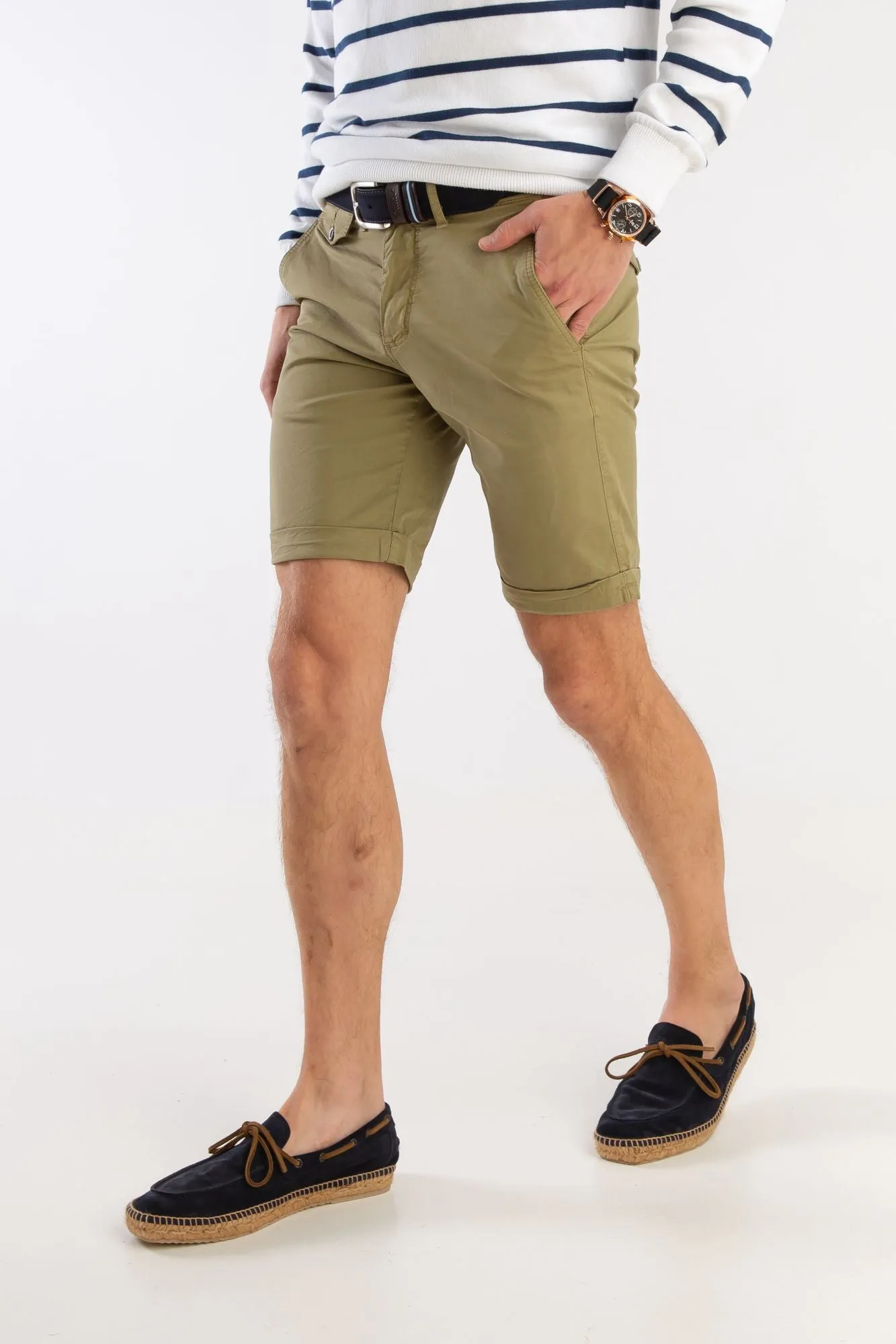 Bermuda Chino Wt Vuelta Khaki