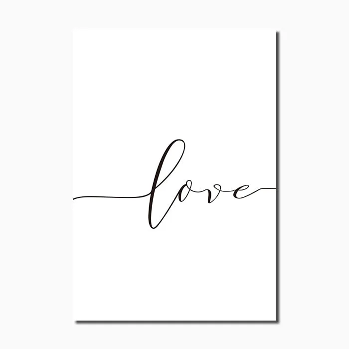 Black And White Holding Hands Wall Art