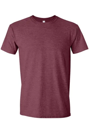 Bleached Bulldogs Maroon Softstyle Adult T-Shirt