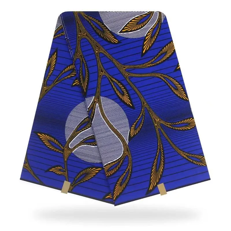 Blue Floral EthnicOriginal African Cotton Wrapper F