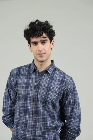 Blue Madras Check Shirt