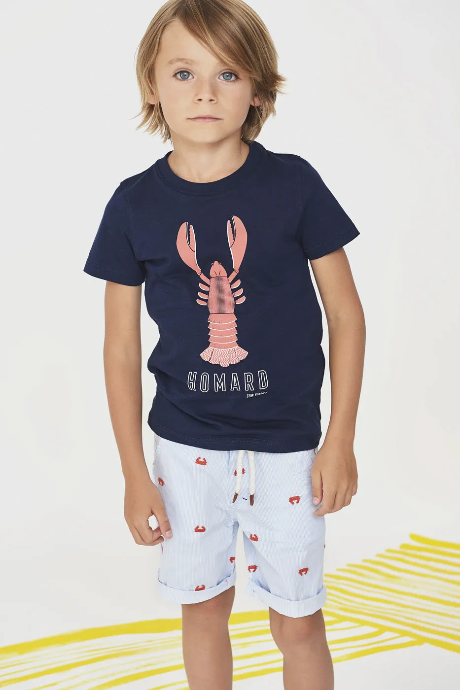 Boys Lobster Print Tee