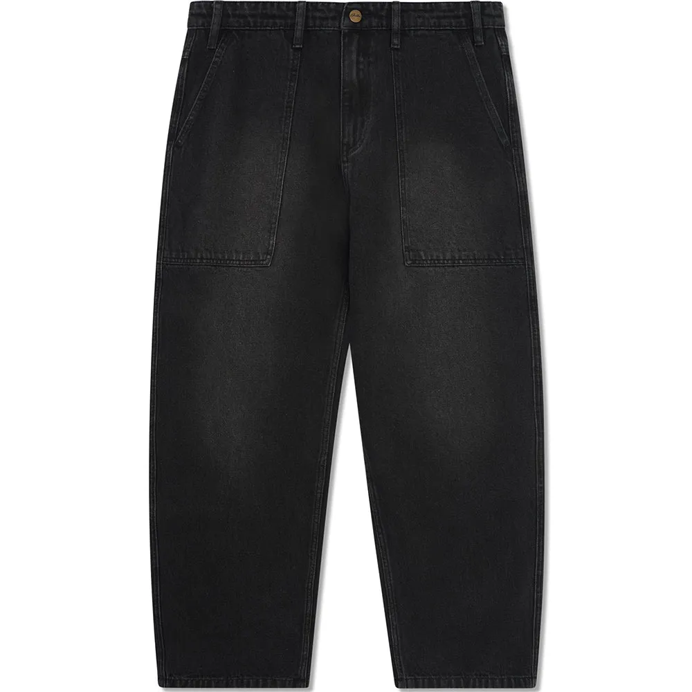 Butter Goods Patch Pocket Denim Jeans Faded Black
