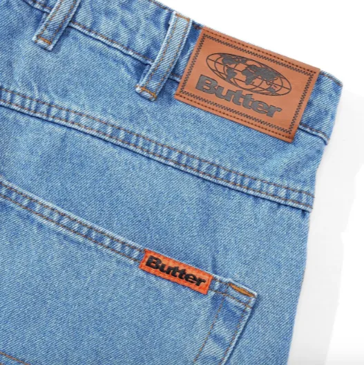 Butter Goods "Baggy Denim Jeans" pants (Washed Indigo)