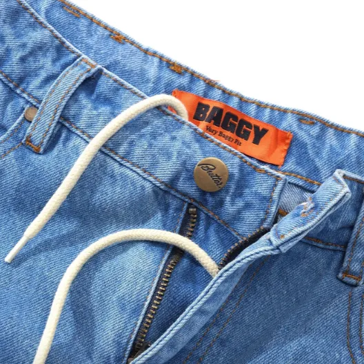 Butter Goods "Baggy Denim Jeans" pants (Washed Indigo)