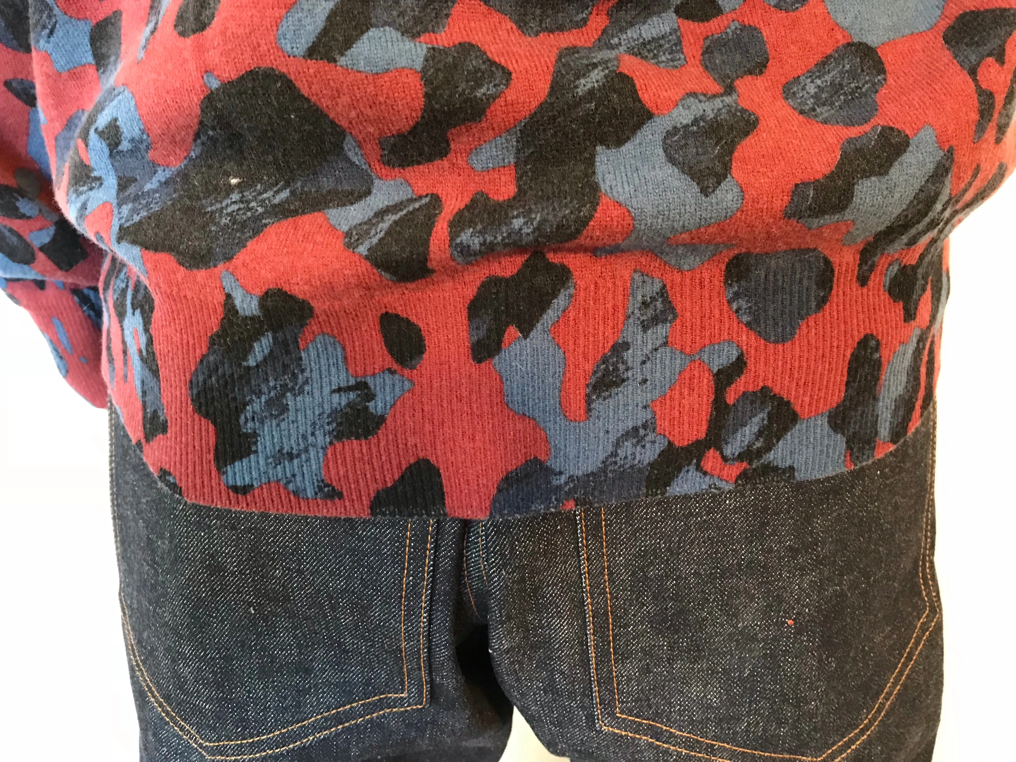 Camo Print Crewneck