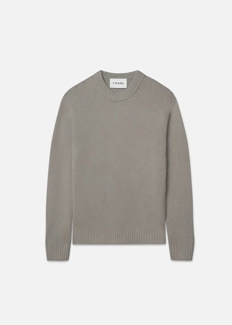 Cashmere Crewneck (Stone Beige)