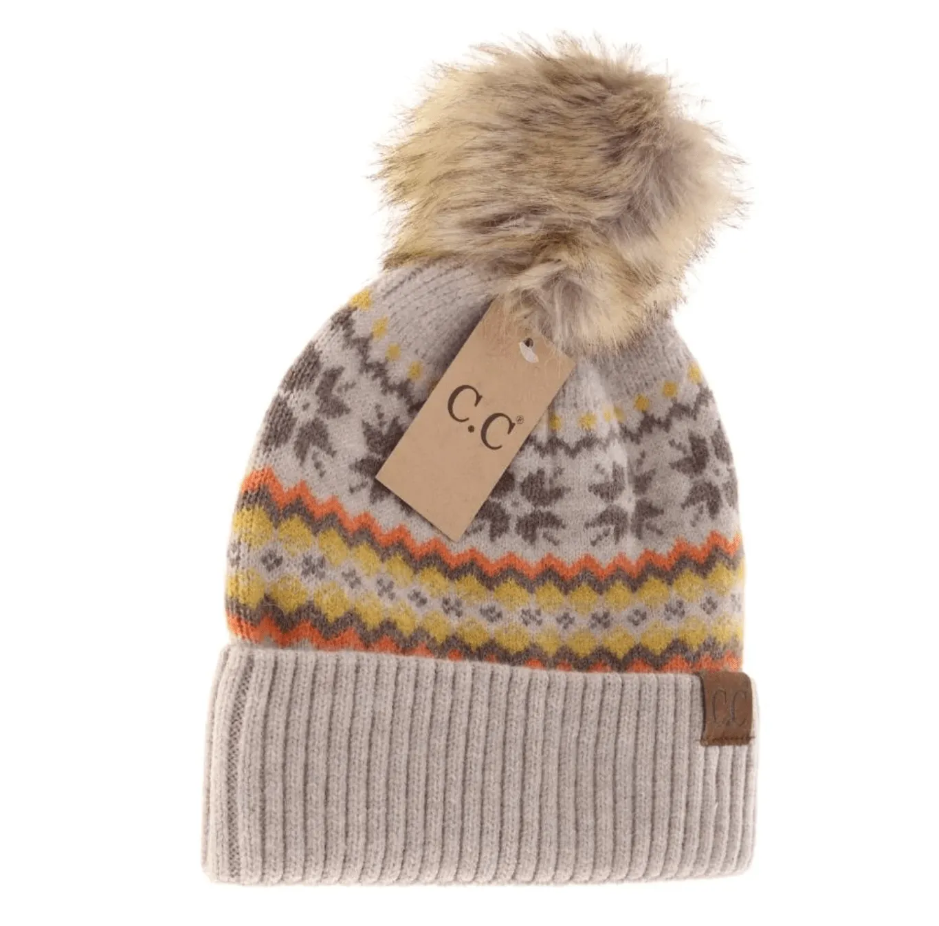 CC Beanie Fair Isle Print