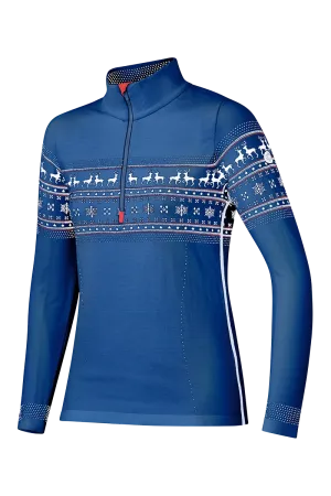 Chimera Classic Norwegian Dot Print 1/2 Zip Pullover