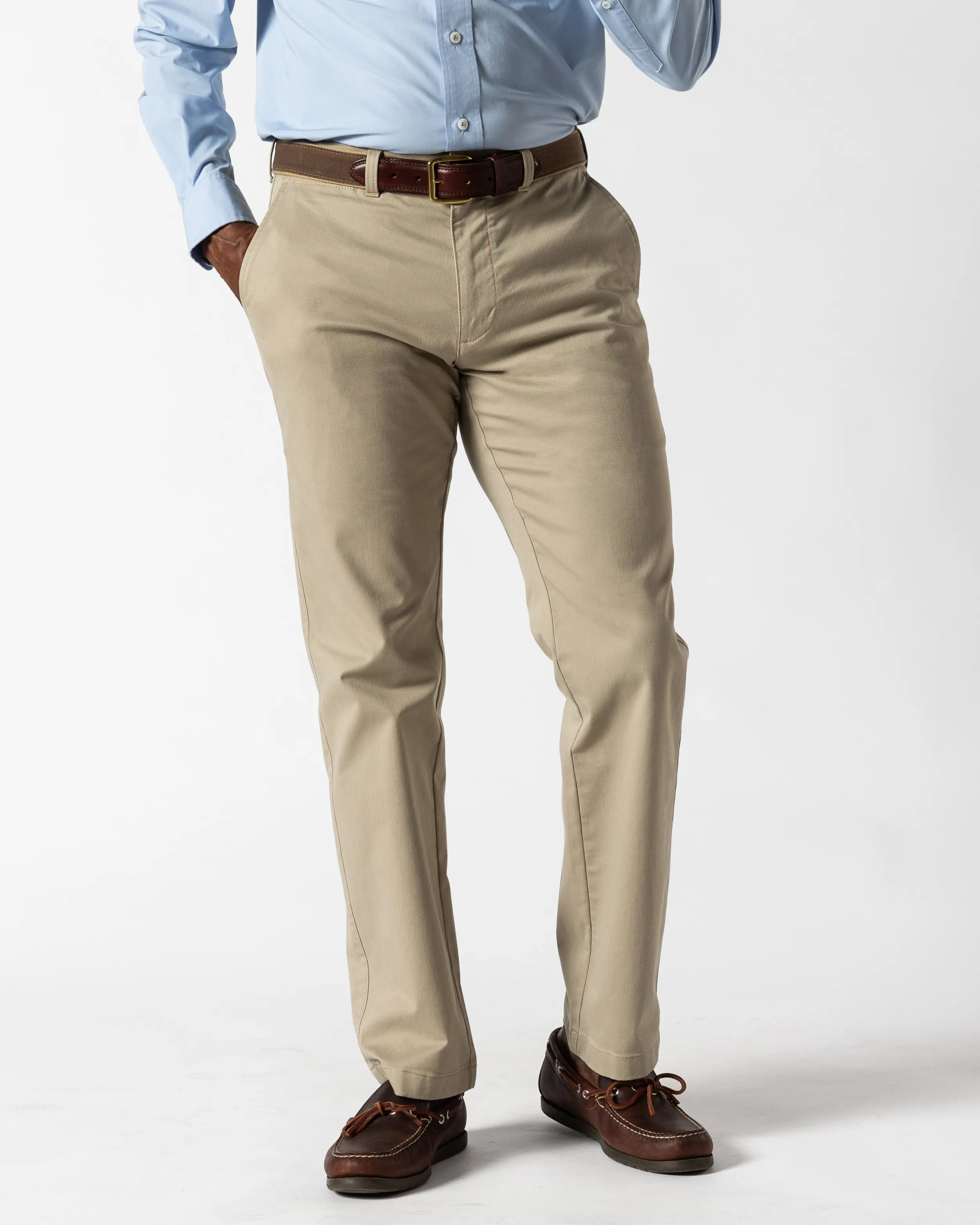 Classic Fit Gold School Chino - Khaki