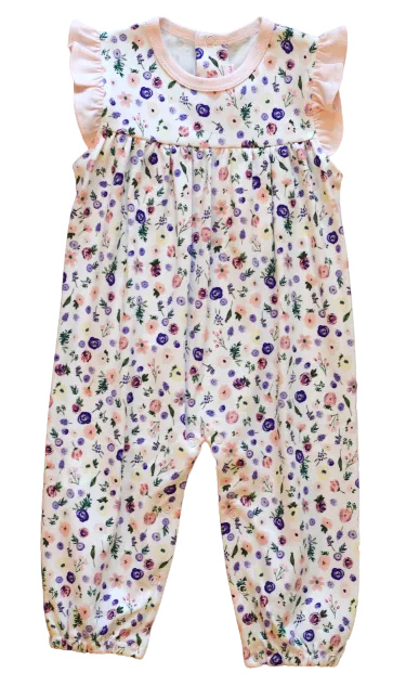 Clementine Garden Floral Romper