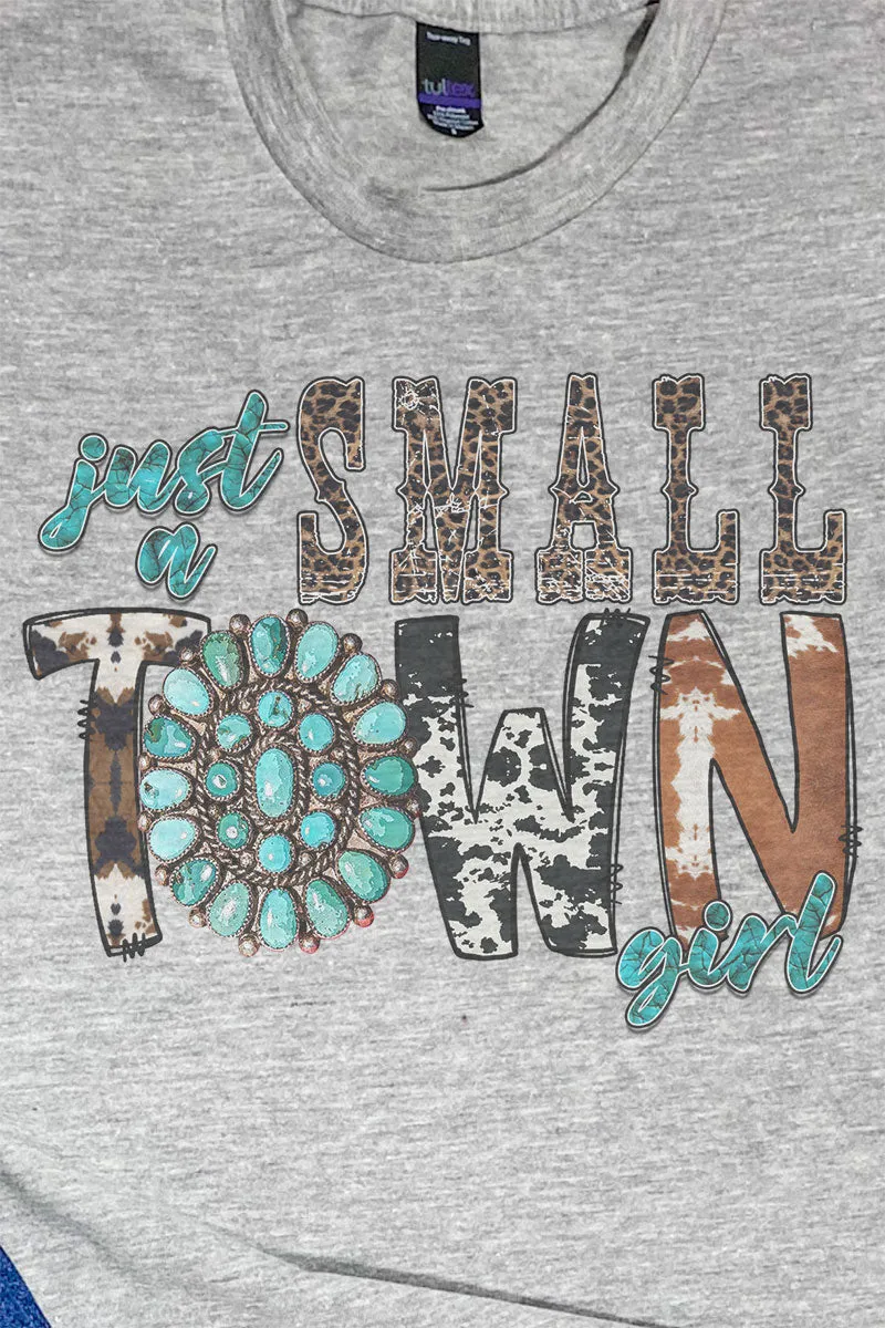 Cowhide Small Town Girl Unisex Poly-Rich Blend Tee
