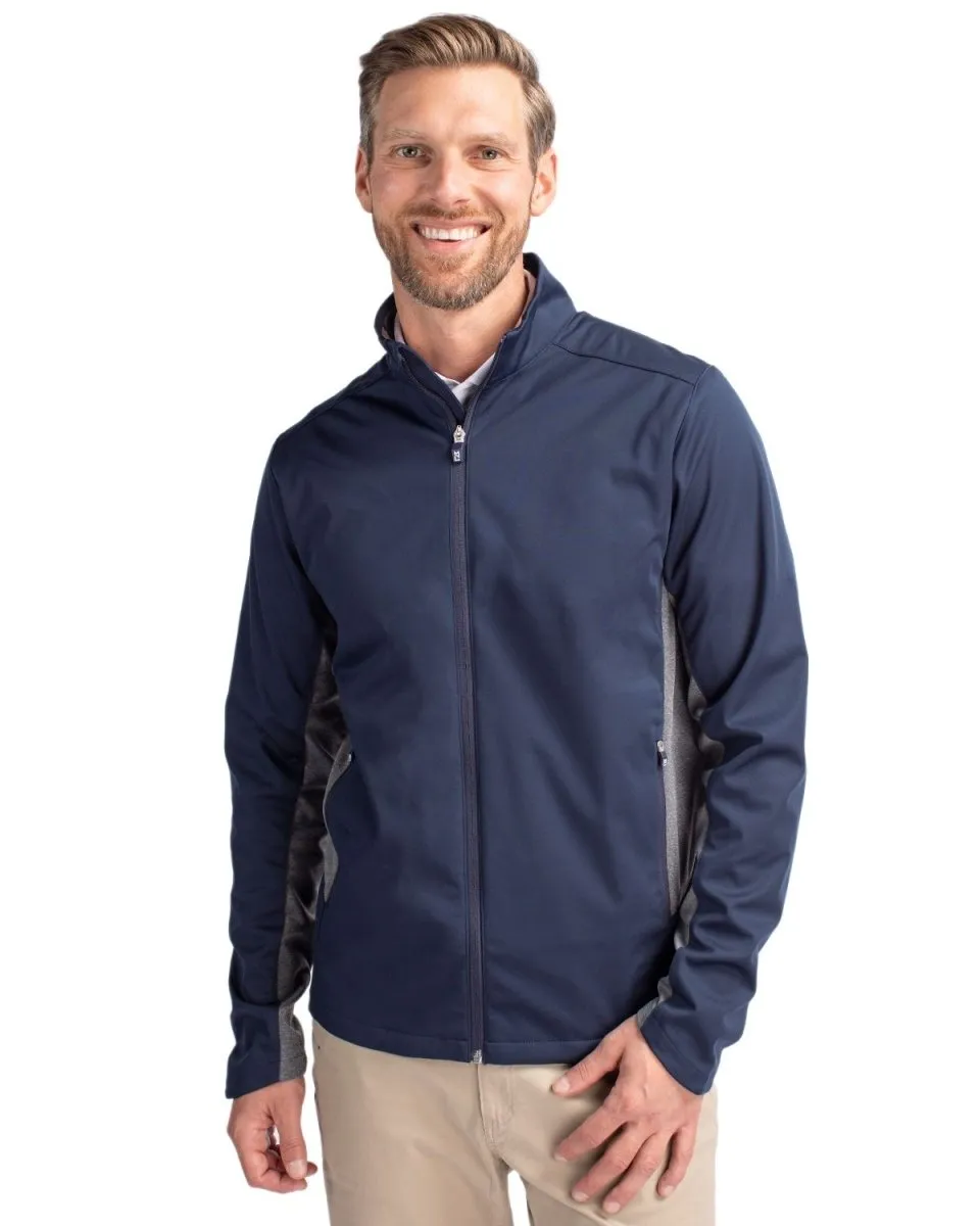 Cutter & Buck Men's Navigate Softshell  Full Zip Jacket