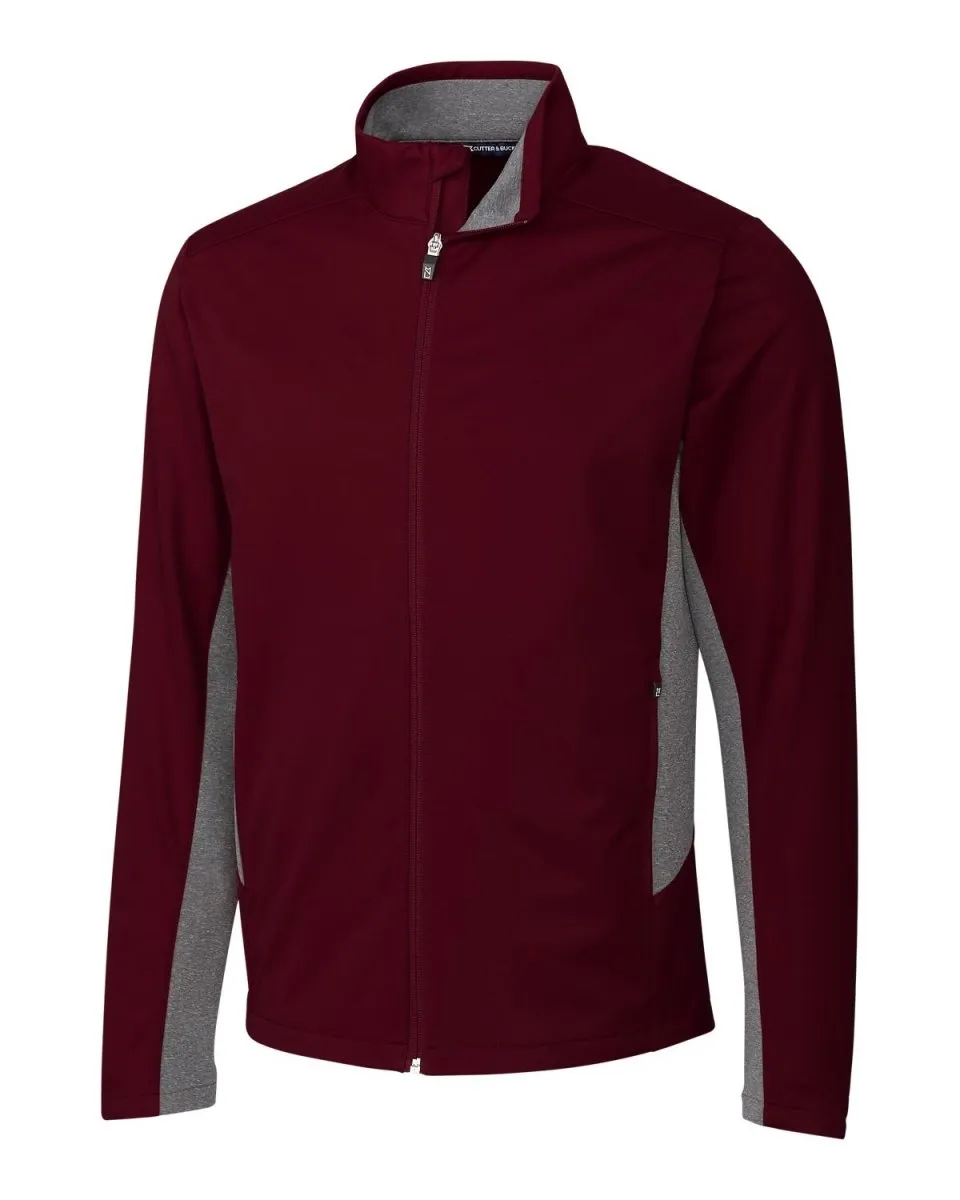 Cutter & Buck Men's Navigate Softshell  Full Zip Jacket