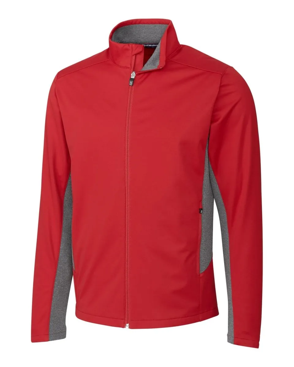 Cutter & Buck Men's Navigate Softshell  Full Zip Jacket