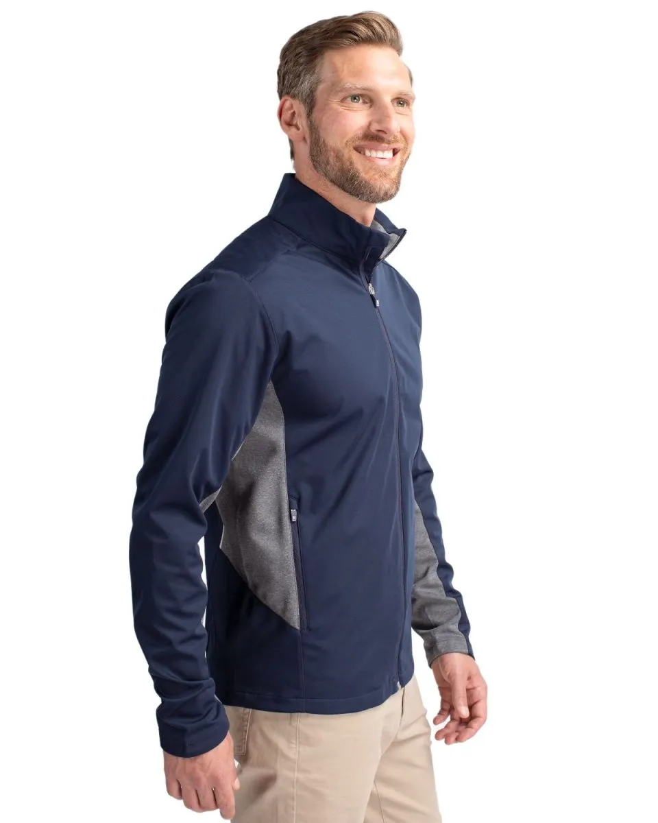 Cutter & Buck Men's Navigate Softshell  Full Zip Jacket
