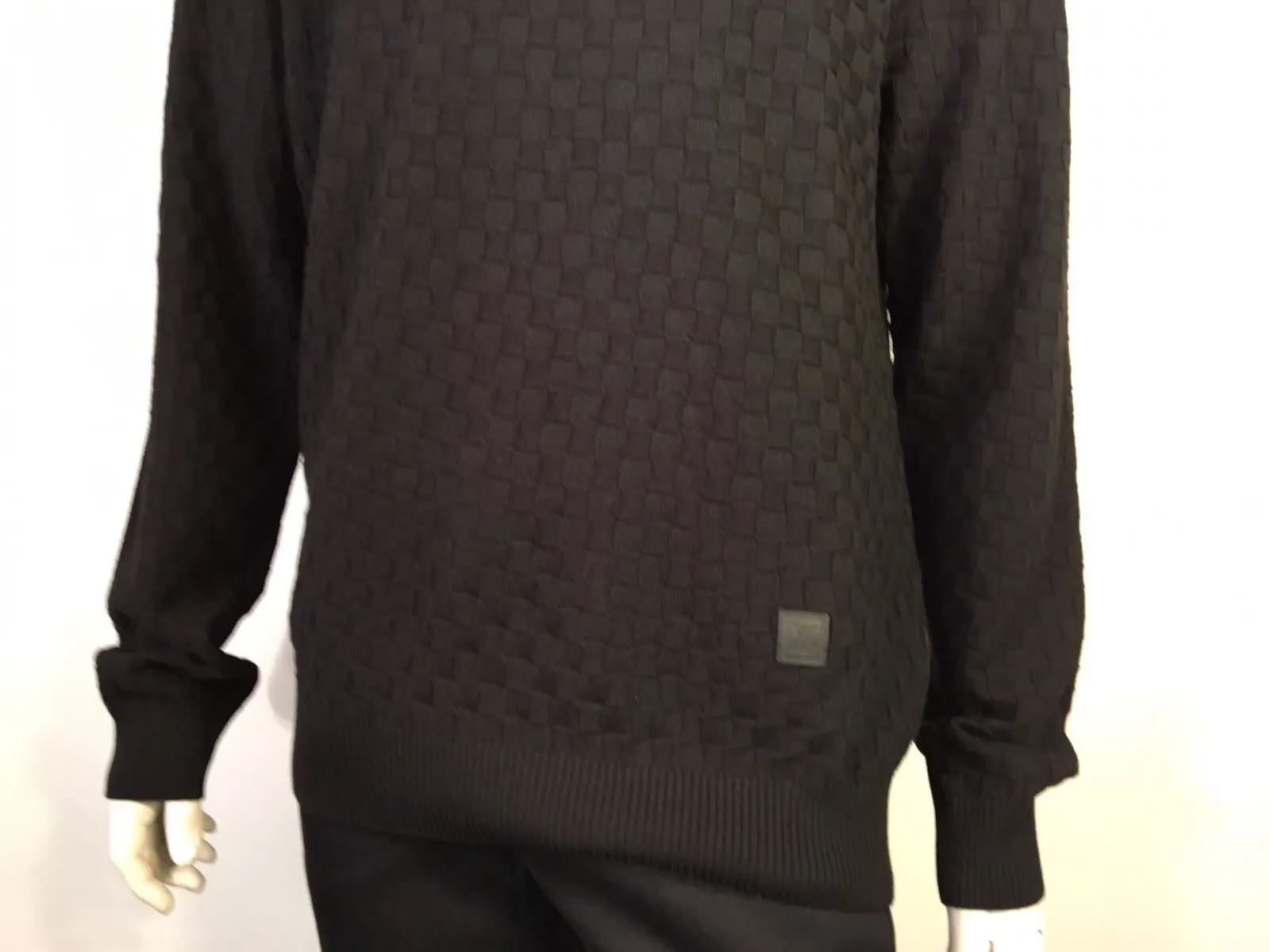 Damier Crewneck Sweater