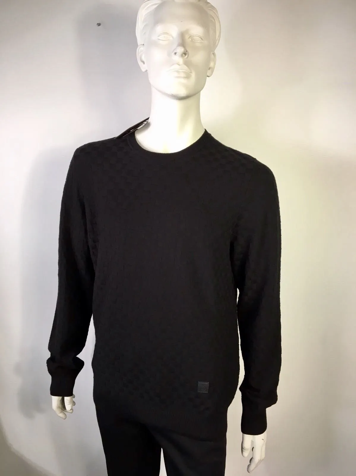 Damier Crewneck Sweater