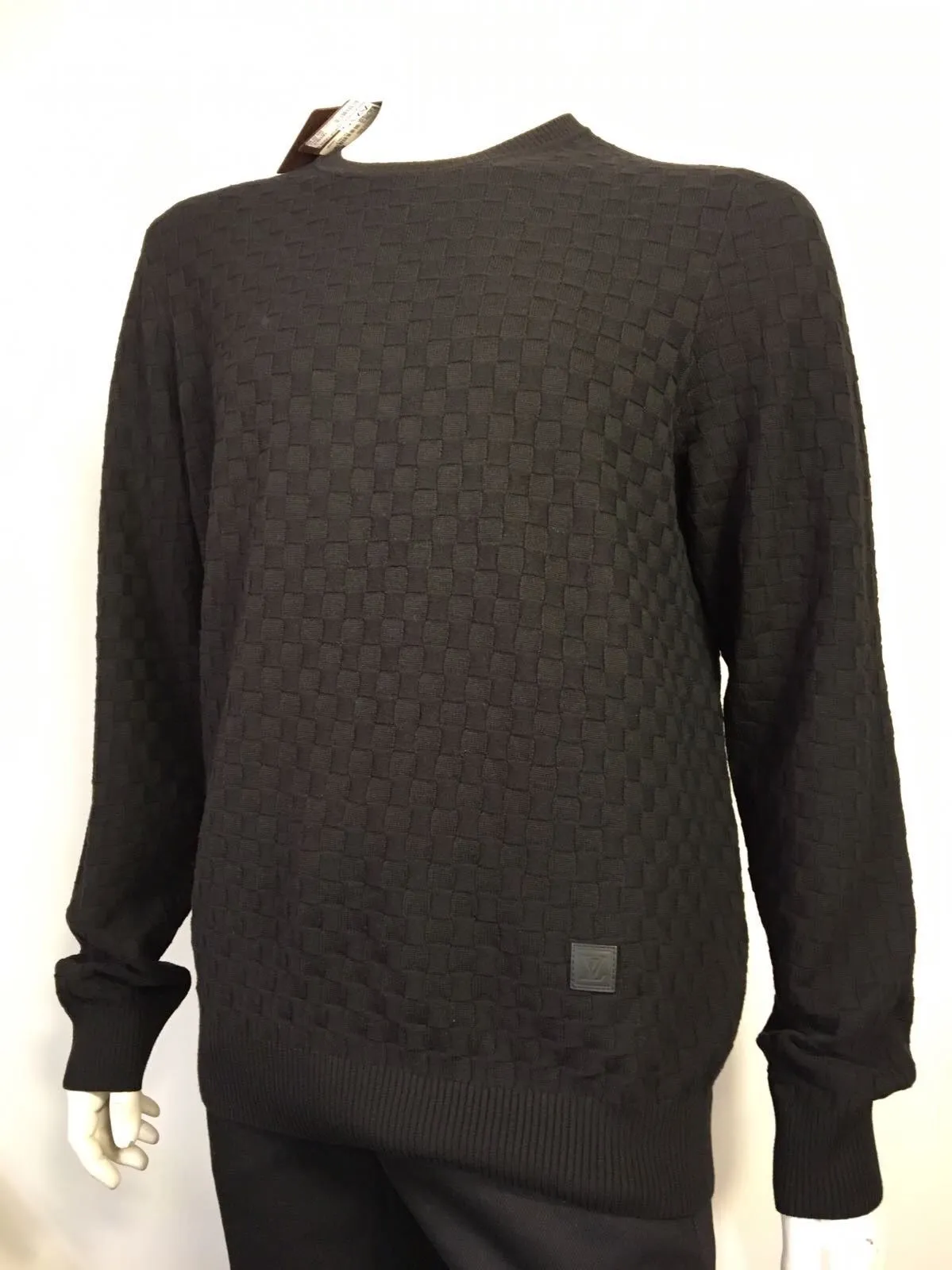 Damier Crewneck Sweater