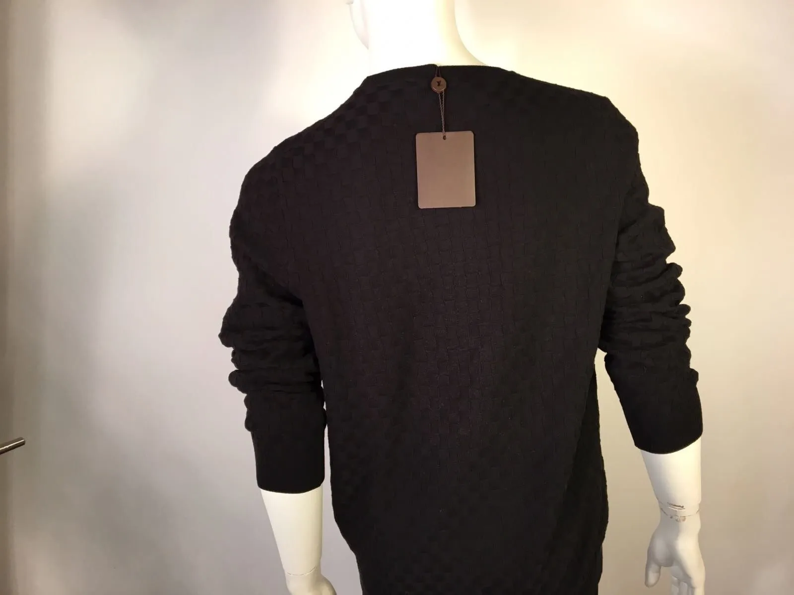 Damier Crewneck Sweater