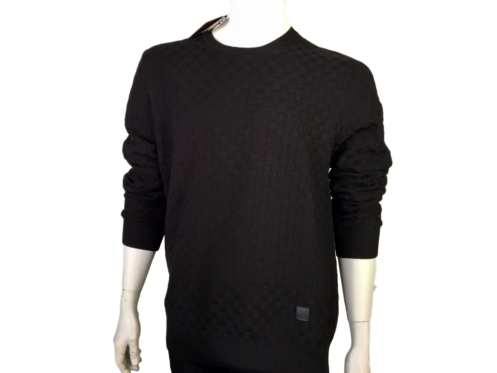 Damier Crewneck Sweater