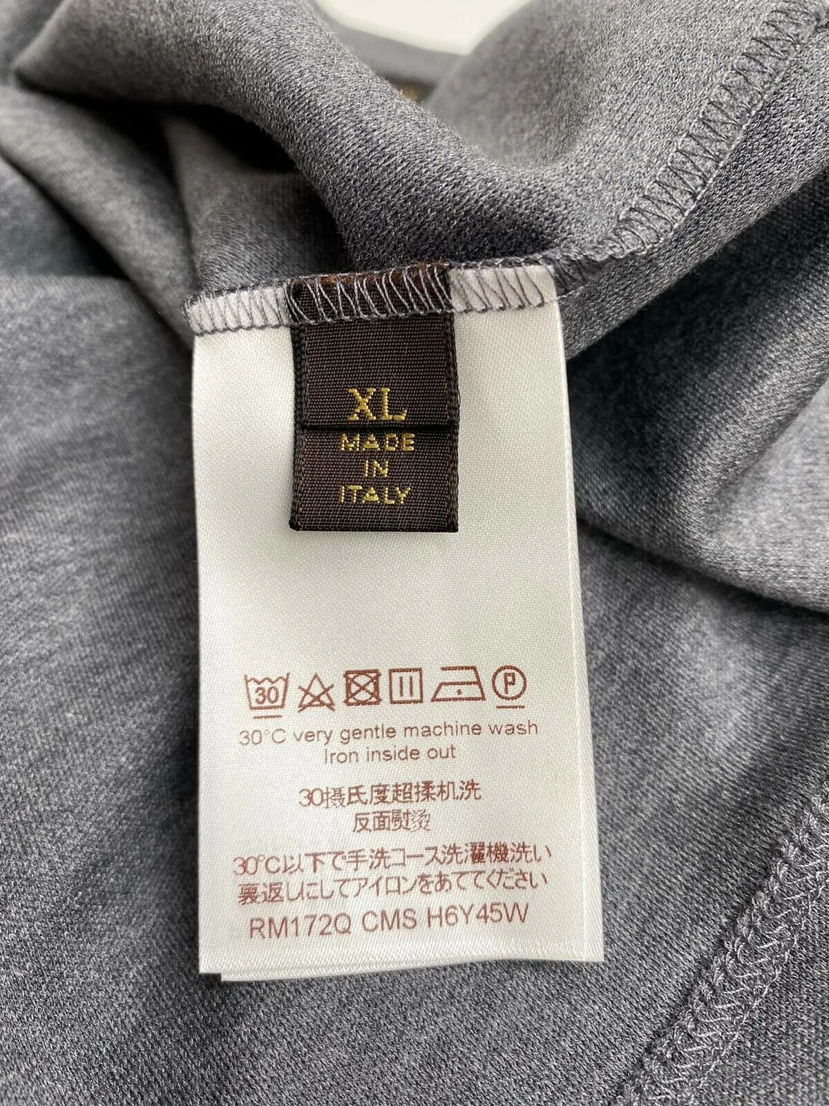 Damier Pocket Crewneck T-Shirt
