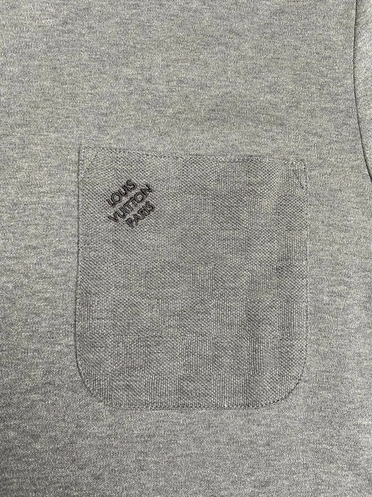 Damier Pocket Crewneck T-Shirt