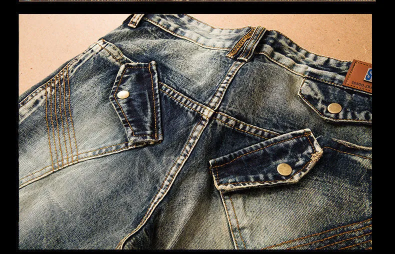 Designer Biker Jeans