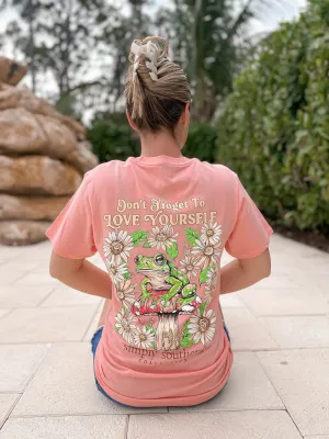 'Don't Froget To Love Yourself' Short Sleeve Tee by Simply Southern