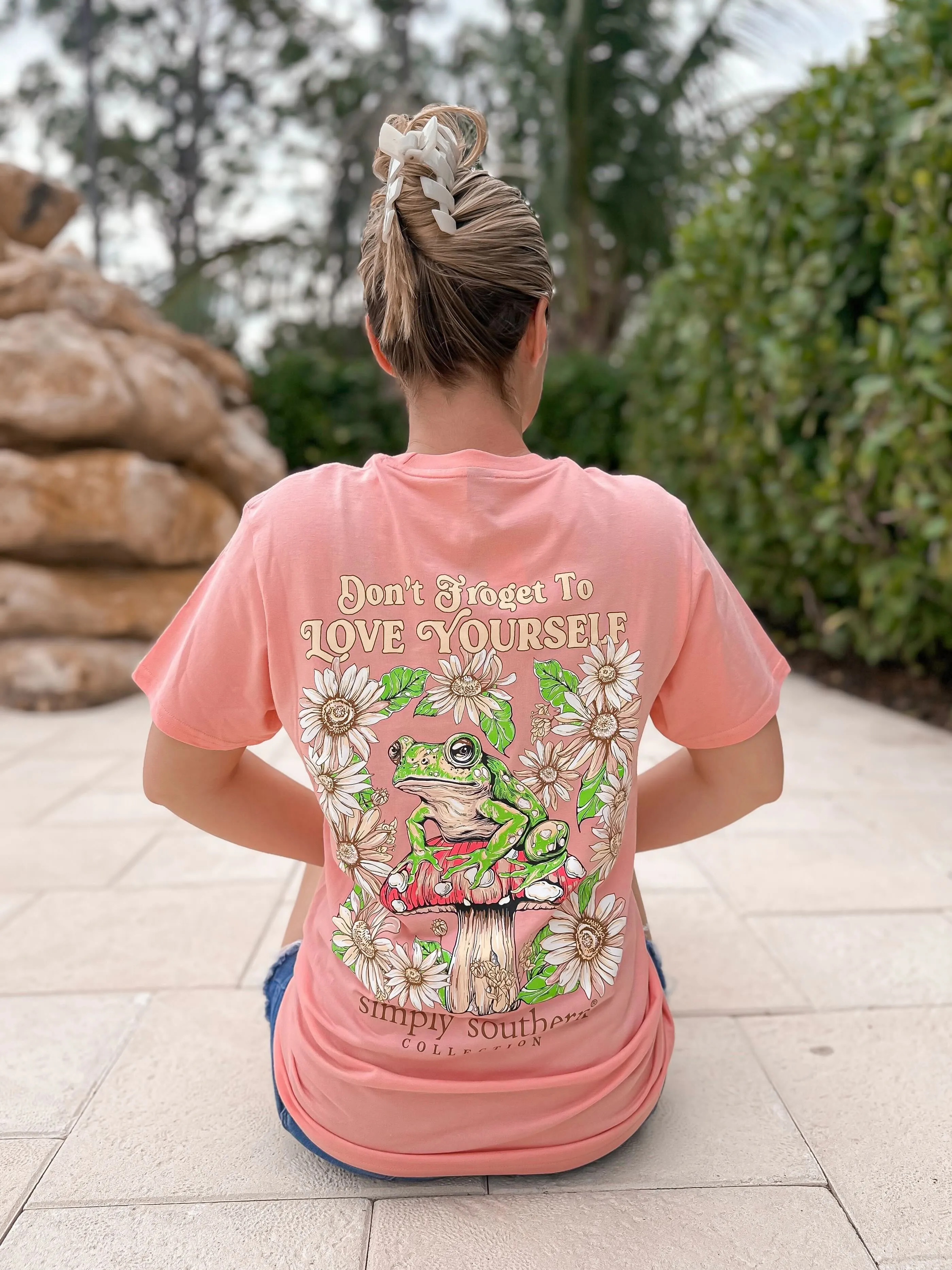 'Don't Froget To Love Yourself' Short Sleeve Tee by Simply Southern