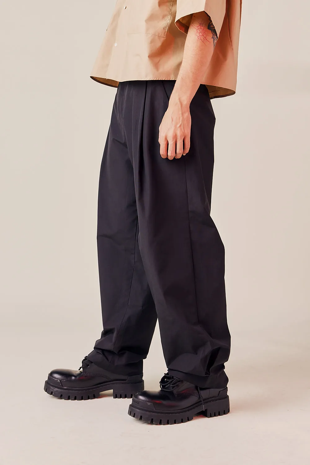 Double Pleated Fisher Ankle Trouser